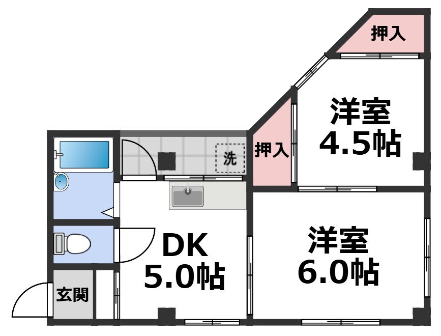 大阪府大阪市城東区森之宮２ 緑橋駅 2DK マンション 賃貸物件詳細