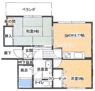 大阪府八尾市宮町３ 久宝寺口駅 2DK マンション 賃貸物件詳細