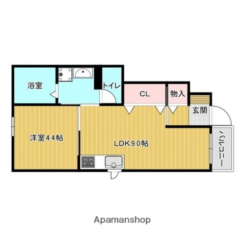 広島県安芸郡海田町稲荷町 海田市駅 1LDK アパート 賃貸物件詳細