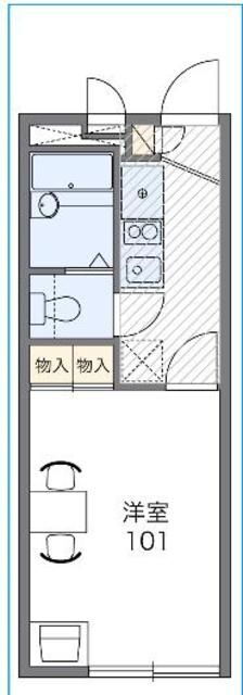 レオパレスアミティエＩＩ 2階 1K 賃貸物件詳細