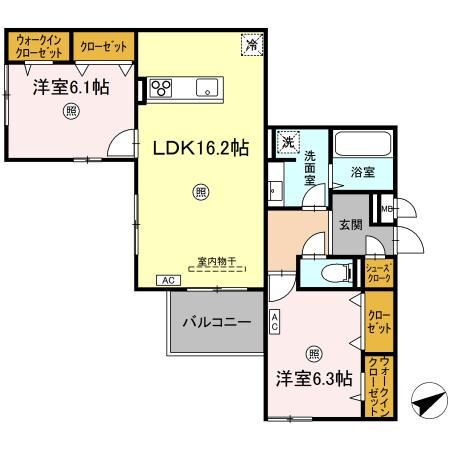 茨城県水戸市姫子２ 赤塚駅 2LDK アパート 賃貸物件詳細