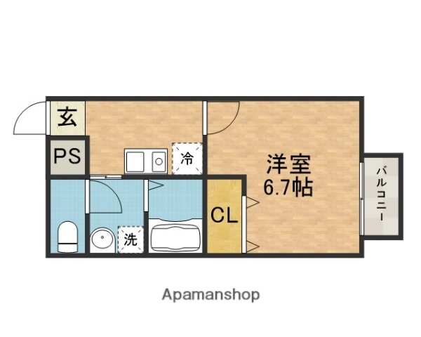 大阪府吹田市長野西 千里丘駅 1K アパート 賃貸物件詳細