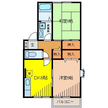 東京都三鷹市深大寺２ 武蔵境駅 2DK アパート 賃貸物件詳細