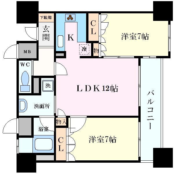 大阪府大阪市北区西天満６ 梅田駅 2LDK マンション 賃貸物件詳細