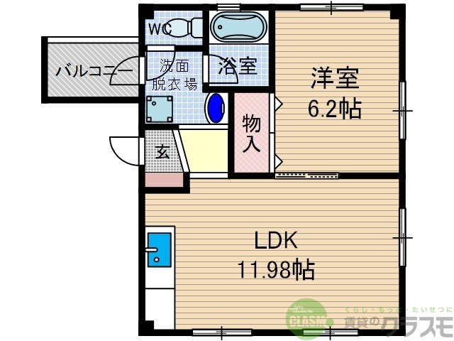 大阪府茨木市西田中町 ＪＲ総持寺駅 1LDK マンション 賃貸物件詳細