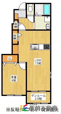 佐賀県佐賀市諸富町大字為重 佐賀駅 1LDK アパート 賃貸物件詳細