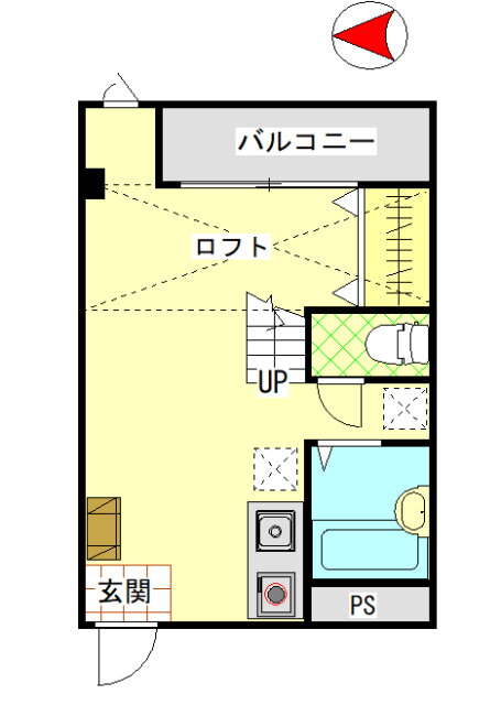 岡山県倉敷市松島 中庄駅 ワンルーム アパート 賃貸物件詳細