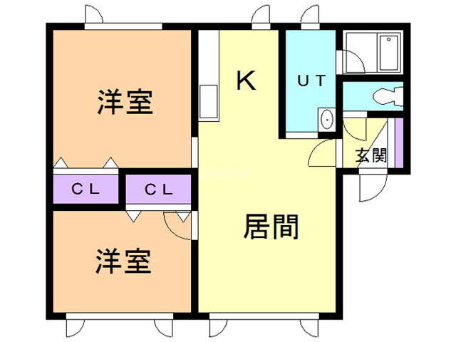 北海道北見市朝日町 2LDK アパート 賃貸物件詳細
