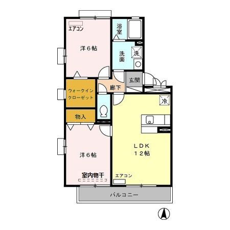 埼玉県熊谷市中西２ 熊谷駅 2LDK アパート 賃貸物件詳細