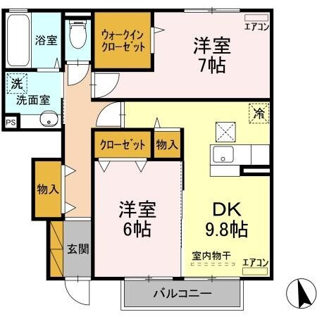 茨城県つくば市みどりの東 みどりの駅 2DK アパート 賃貸物件詳細