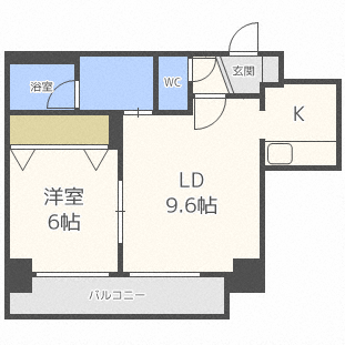 ラプラス裏参道 2階 1LDK 賃貸物件詳細