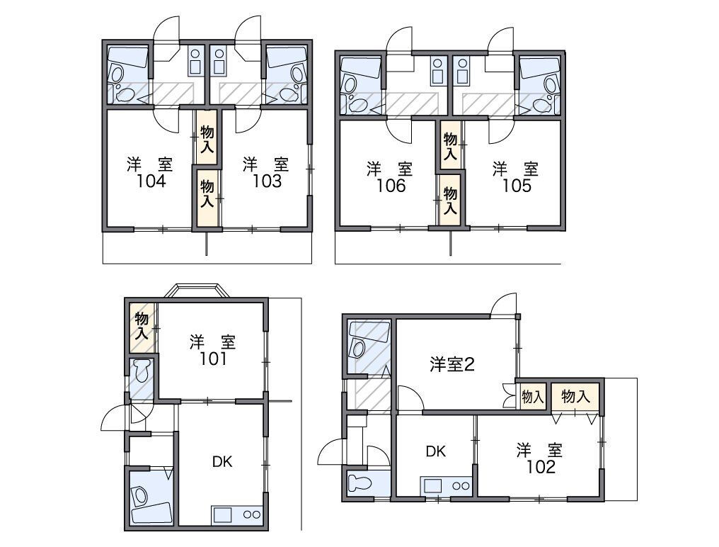 神奈川県横須賀市佐野町２ 横須賀中央駅 1K アパート 賃貸物件詳細