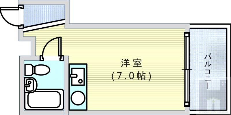 ラフィーネ山之口 4階 ワンルーム 賃貸物件詳細