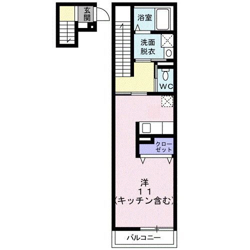 富山県富山市太郎丸西町１ 西中野駅 ワンルーム アパート 賃貸物件詳細