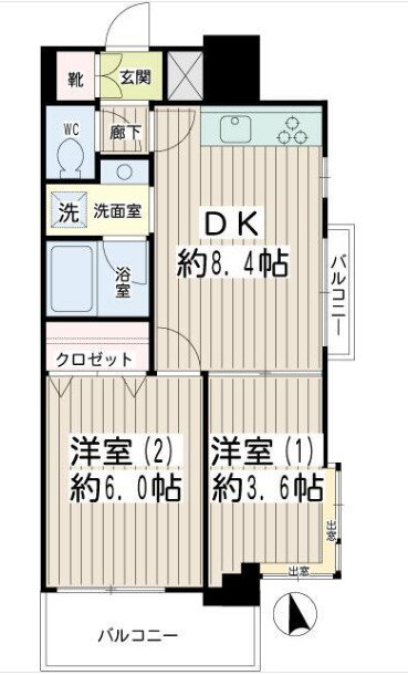 東京都文京区千駄木２ 千駄木駅 2DK マンション 賃貸物件詳細