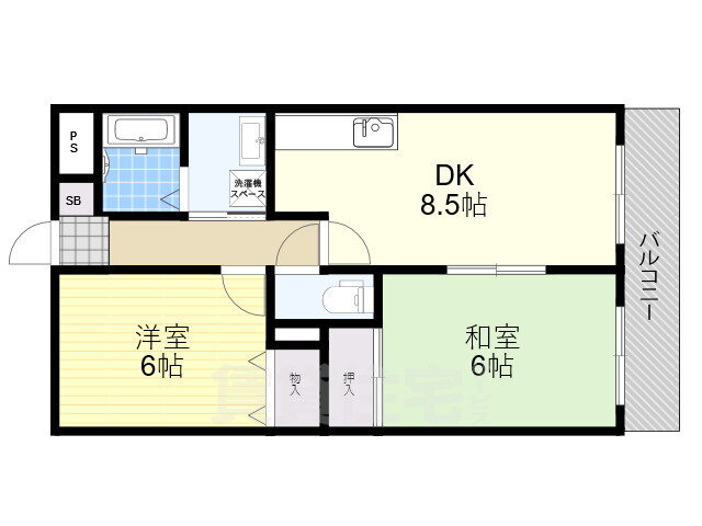 大阪府大阪市都島区毛馬町３ 城北公園通駅 2DK マンション 賃貸物件詳細