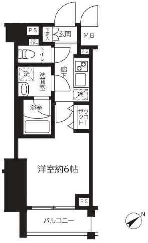 神奈川県横浜市西区久保町 西横浜駅 1K マンション 賃貸物件詳細