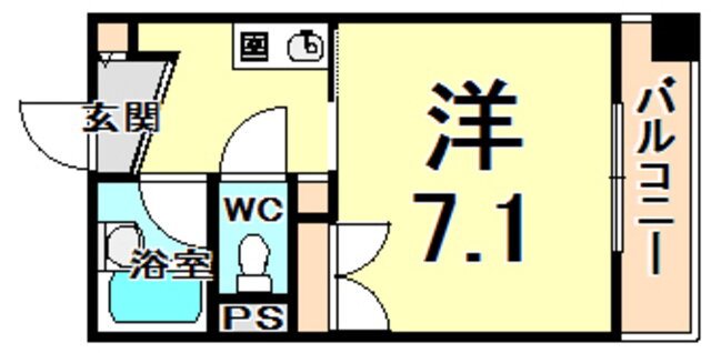 兵庫県西宮市甲子園口２ 甲子園口駅 1K マンション 賃貸物件詳細