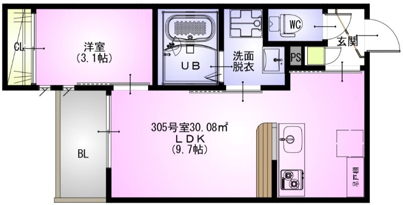 埼玉県さいたま市北区植竹町１ 土呂駅 1LDK アパート 賃貸物件詳細