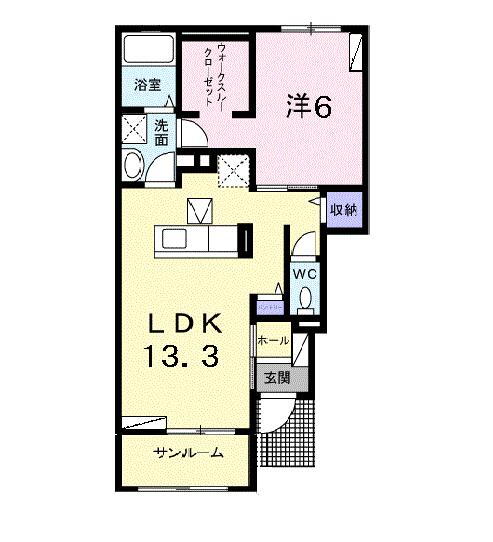 群馬県高崎市吉井町吉井川 吉井駅 1LDK アパート 賃貸物件詳細