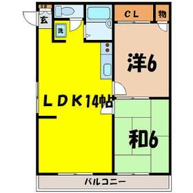 埼玉県熊谷市拾六間 籠原駅 2LDK アパート 賃貸物件詳細