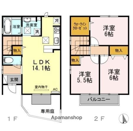 香川県高松市今里町２ 林道駅 3LDK アパート 賃貸物件詳細