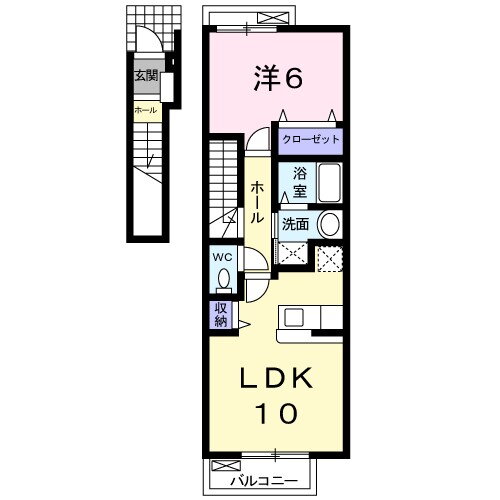 ブライトメゾン 2階 1LDK 賃貸物件詳細