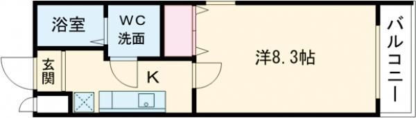愛知県名古屋市西区栄生２ 栄生駅 1K マンション 賃貸物件詳細