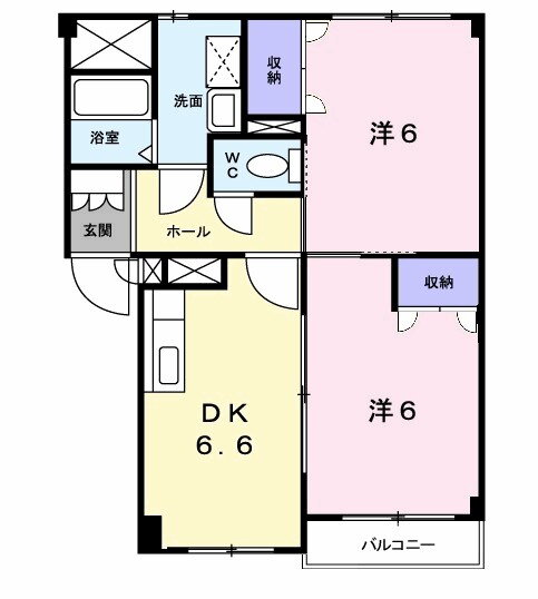 岩手県盛岡市前九年３ 青山駅 2DK アパート 賃貸物件詳細