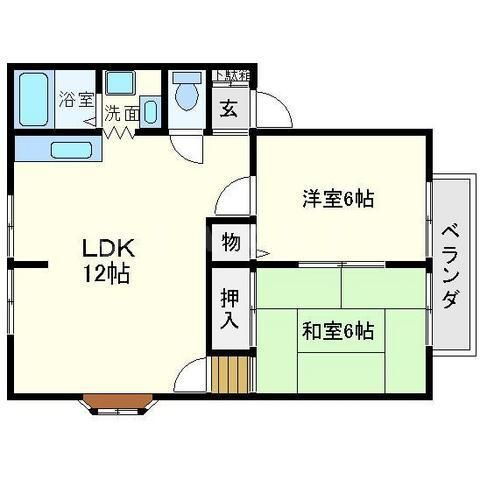 大阪府箕面市如意谷２ 箕面萱野駅 2LDK アパート 賃貸物件詳細