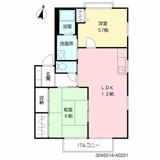 佐賀県佐賀市高木瀬西２ 佐賀駅 2LDK アパート 賃貸物件詳細