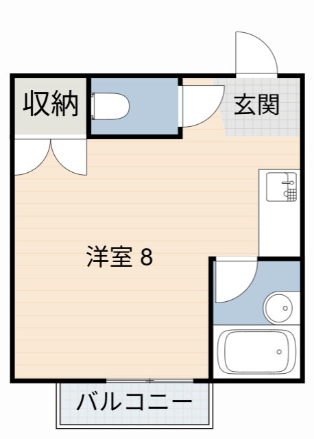 愛知県西尾市丁田町流 西尾駅 1K アパート 賃貸物件詳細