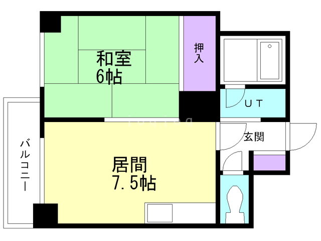 北海道旭川市三条通１４ 1DK マンション 賃貸物件詳細