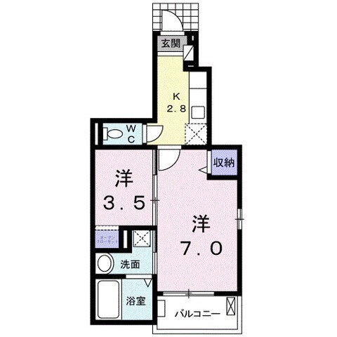 大分県大分市大字荏隈 南大分駅 1K アパート 賃貸物件詳細