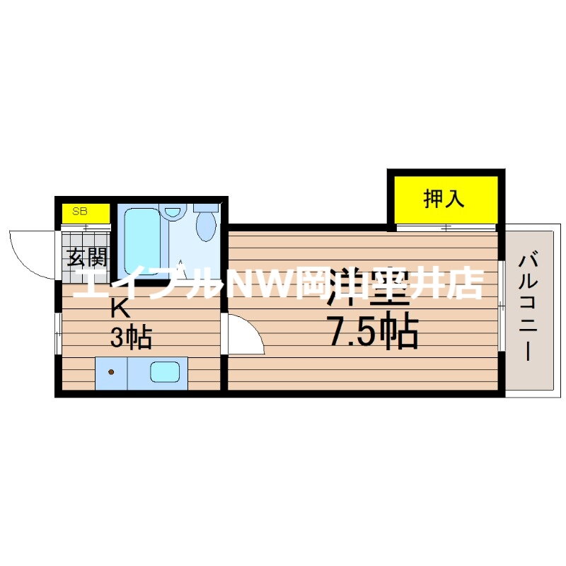 岡山県岡山市北区青江３ 大元駅 1K マンション 賃貸物件詳細
