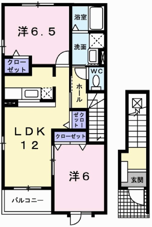 兵庫県姫路市別所町別所３ ひめじ別所駅 2LDK アパート 賃貸物件詳細