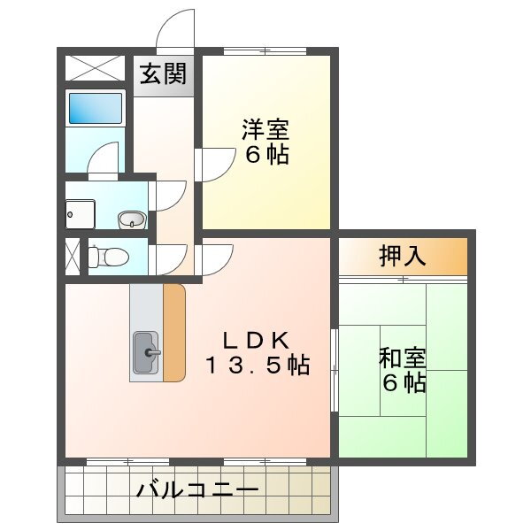 兵庫県神戸市垂水区本多聞１ 西舞子駅 2LDK マンション 賃貸物件詳細