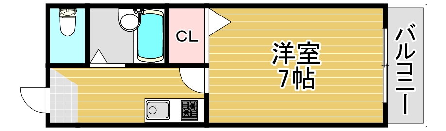 大阪府大阪市西淀川区姫里１ 姫島駅 1K マンション 賃貸物件詳細