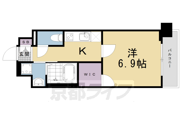 京都府京都市南区東九条西岩本町 京都駅 1K マンション 賃貸物件詳細