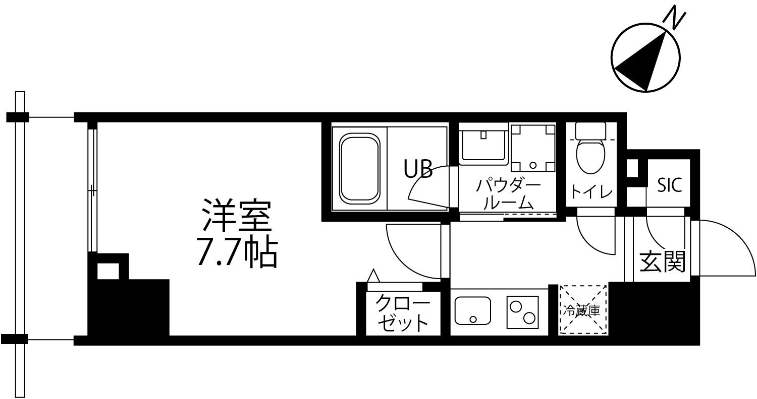 東京都港区赤坂２ 赤坂駅 1K マンション 賃貸物件詳細