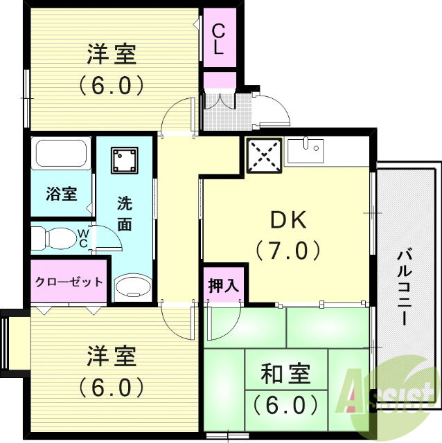 兵庫県神戸市西区北別府３ 伊川谷駅 3DK アパート 賃貸物件詳細