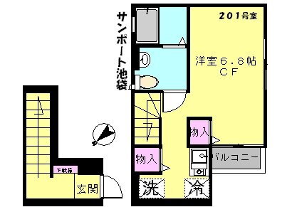 東京都豊島区池袋４ 池袋駅 ワンルーム アパート 賃貸物件詳細