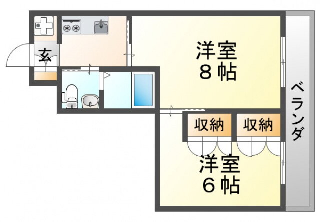 大阪府吹田市垂水町３ 江坂駅 1LDK マンション 賃貸物件詳細