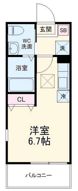 ハーミットクラブハウス戸塚吉田町 2階 ワンルーム 賃貸物件詳細