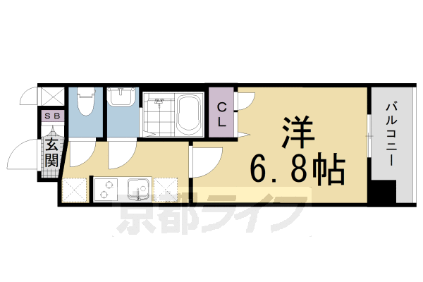 京都府京都市下京区西七条石井町 西大路駅 1K マンション 賃貸物件詳細