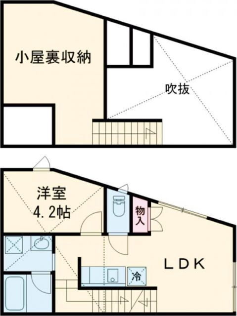 Ｌｙｓｓｔｉｅｎ 2階 1LDK 賃貸物件詳細