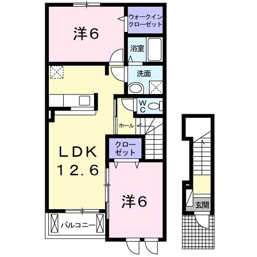 大分県佐伯市中の島３ 佐伯駅 2LDK アパート 賃貸物件詳細