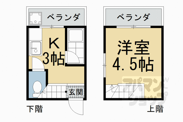 京都府京都市山科区御陵鴨戸町 御陵駅 1K マンション 賃貸物件詳細