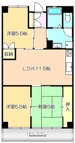 パークサイド高須ＩＩ 1階 3LDK 賃貸物件詳細
