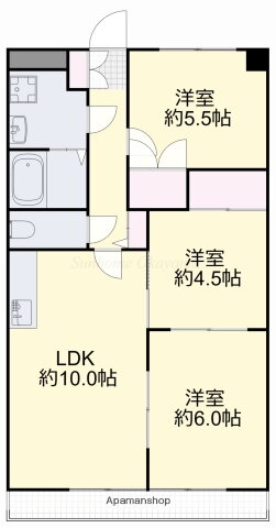 岡山県岡山市中区倉田 岡山駅 3LDK マンション 賃貸物件詳細